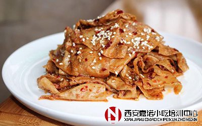 特色小吃培訓(xùn)麻辣豆皮做法